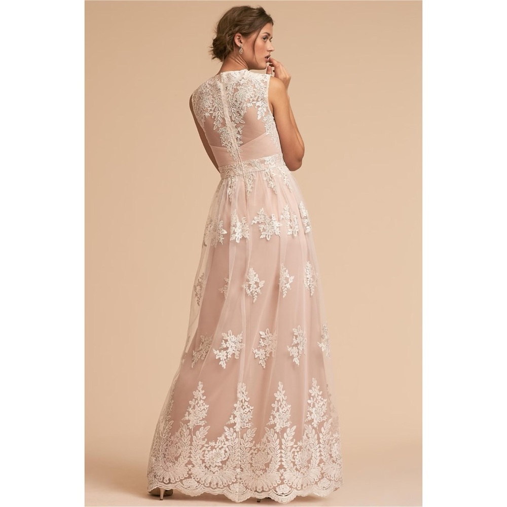Anthropologie x BHLDN Malcolm Lace Wedding Dress - Picture 3 of 9